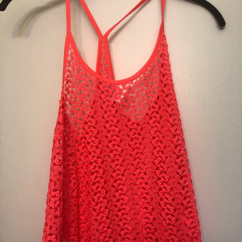 Target neon lace cover up
